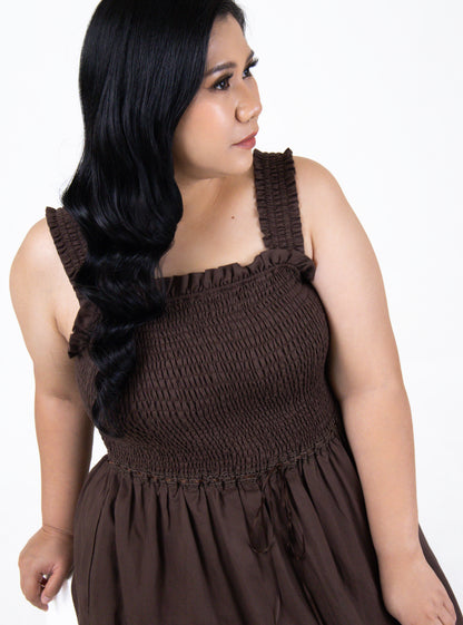 Isla Cotton-Linen Sleeveless Midi